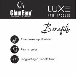 glamfam Glam Fam Set Of 2 Luxe Long Lasting Nail Lacquer - 12 ml Each - Shade 22-26 image 3