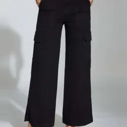 Life With Pockets Black Relaxed Fit Jeans-image-54