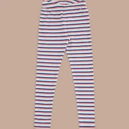 Pantaloons Junior Multicolor Striped Leggings-picture-0