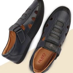 Fausto Men's Blue Fisherman Sandals-picture-35