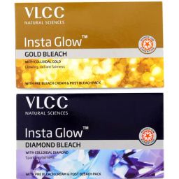 VLCC Insta Glow Gold Bleach & Insta Glow Diamond Bleach Combo-80