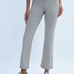 Nun Skinny Fit High-Rise Yoga Bootcut Trousers-image-36