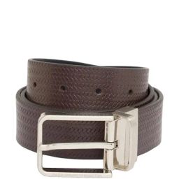 United Colors of Benetton Tomas Brown & Navy Leather Reversible Belt For Men-48