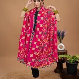 HELLA FASHIONS Embroidered Dupatta-picture-38