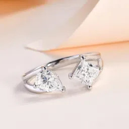 Ornate Jewels 925 Sterling Silver American Diamond Solitaire Ring for Women-image-61
