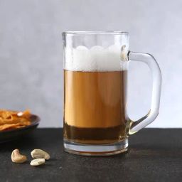 Wonderchef Transparent Crystal Beer Mug 400 ml Set of 2-74