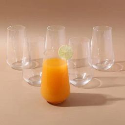 Wonderchef Transparent Crystal HiBall Glass 440 ml Set of 6-22