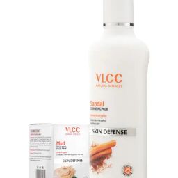 VLCC Mud Face Pack and Sandal Cleansing Milk Combo-image-49