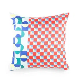 Home4U Multicolor Silk Large Cushion Cover - Set of 1-image-55