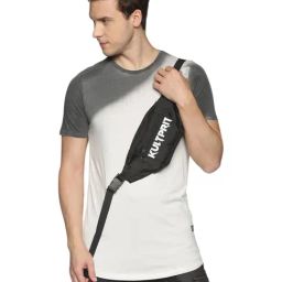 Kultprit Grey Slim Fit T-Shirt-image-52