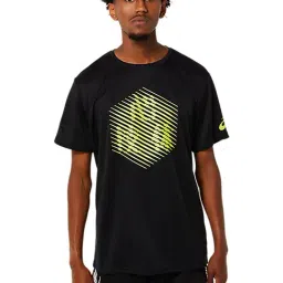 Asics Black Printed Kanji T-Shirt-image-51