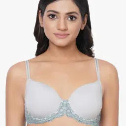 Wacoal Grey Lace Under-Wired T-Shirt Bra-picture-17
