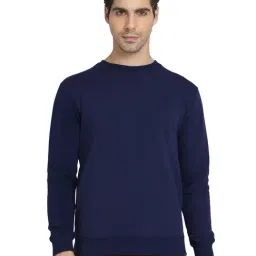 Dyca Navy Full Sleeves Round Neck Sweatshirt-25