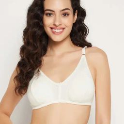 Clovia White Full Coverage Non-Padded Wireless T-Shirt Bra-image-112