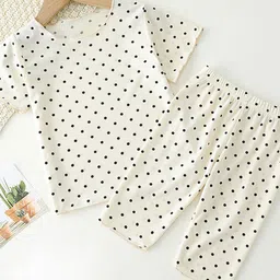 YK Girls Printed T-shirt with Trousers-image-56