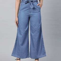 ADBUCKS Flared High-Rise Jeans-image-7