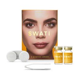 Swati Cosmetics Coloured Contact Lenses - Honey (6 Months, Power - 1.50)-image-76