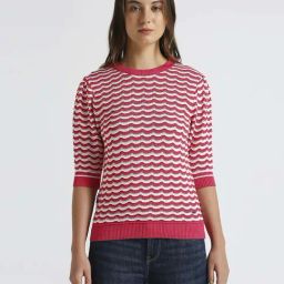 Pepe Jeans Pink Self Pattern Top-picture-11