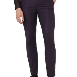 Metal Purple Slim Fit Trousers-picture-15
