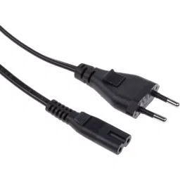 RS PRO Power Cord IEC C7 Socket to Type C Europlug Plug 1.8 m, 6266688-18