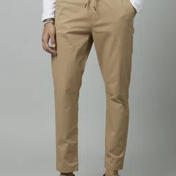 Celio Slim Fit Cotton Mid Rise Trousers-image-71