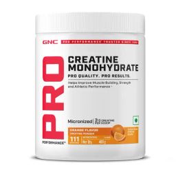 GNC PP Creatine Monohydrate | Micronized & Instantized | Formulated Orange Flavoured Powder - 400 gm-18