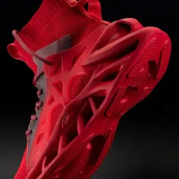 Atom Men's Alpha SoftBounce Red Running Shoes-image-93