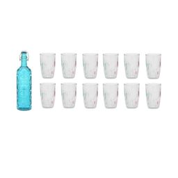 SOMIL Blue Glass Airtight Can Bottle-image-93