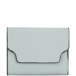 Globus Blue Solid Tri-Fold Wallet for Women-image-66
