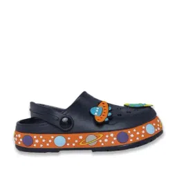 Pantaloons Junior Blue & Orange Back Strap Clogs-picture-33