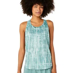 Asics Blue Printed Sports Tank Top-picture-9