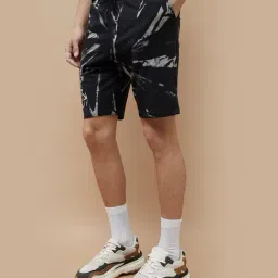 Smileyworld Black Regular Fit Printed Shorts image 3