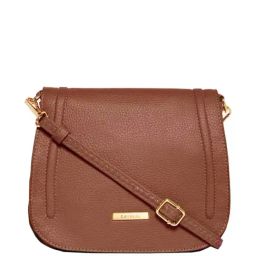 Caprese Brown Solid Medium Sling Handbag-image-14