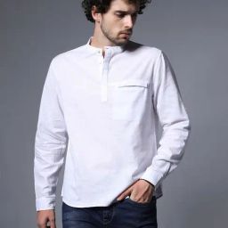 High Star White Relaxed Fit Shirt-image-61