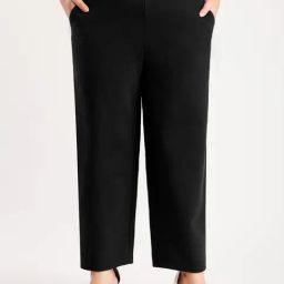 Fablestreet X Black Mid Rise Trousers-picture-19