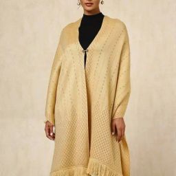 Soch Beige Plain Shawl-picture-34
