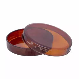 Supertek Borosilicate Glass 3.3 Amber Color Petri Dish, Size 100x17 mm, 19.111.0100D (Pack of 10)-42