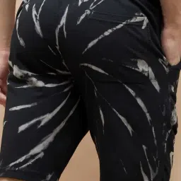 Smileyworld Black Regular Fit Printed Shorts image 5