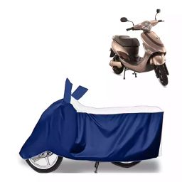 Auto Pearl Bike Cover for Hero Electric Electric Photon BS6 (White & Blue)-image-54