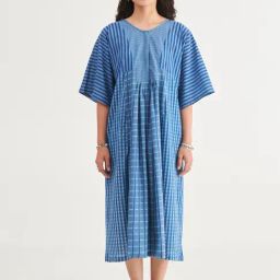 Prakriti Jaipur Indigo Nila Kaftan Dress-image-93
