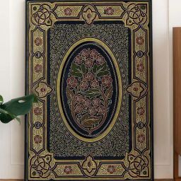 Indian Classic Art Multicolor Canvas Abstract Wall Art-image-45