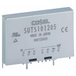 Cosel SUTS DC-DC Converter, 3.3 V DC/ 2.6A Output, 9 - 18 V DC Input, 8.58W, PCB Mount, +85°C Max Temp, -40°C Min, SUTS10123R3-75