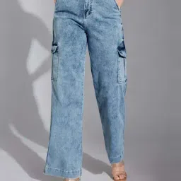 Life With Pockets Blue Relaxed Fit Jeans-image-58