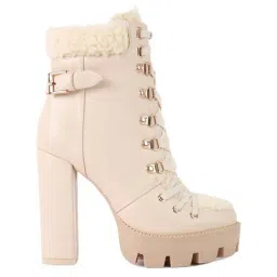 London Rag Women's Beige Snow Boots-image-55