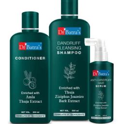 Dr. Batra's Anti Dandruff Hair Serum, Conditioner & Dandruff Cleansing Shampoo-11