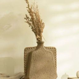 Ellementry Brown Ecomix Niraan Cane Short Vase-image-25
