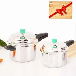 The Indus Valley Silver Stainless Steel Pressure Cookers (4.2 L)-image-32