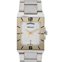 Omax Men Off-White Dial Watch SS392-image-27