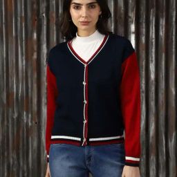 High Star Navy & Red Relaxed Fit Sweater-picture-25