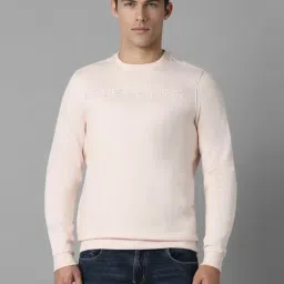 Louis Philippe Pink Cotton Regular Fit Sweatshirt-picture-49